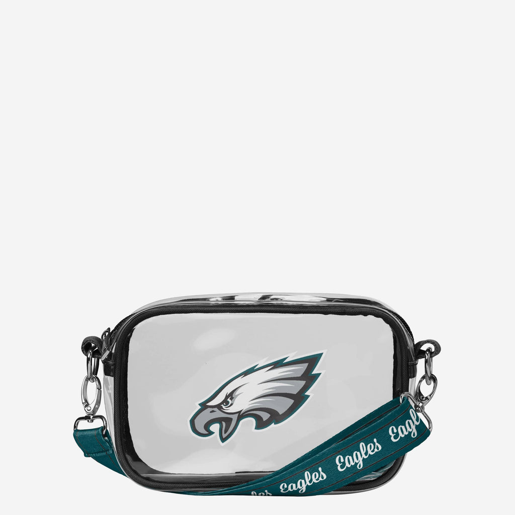 Philadelphia Eagles Team Stripe Clear Crossbody Bag FOCO - FOCO.com