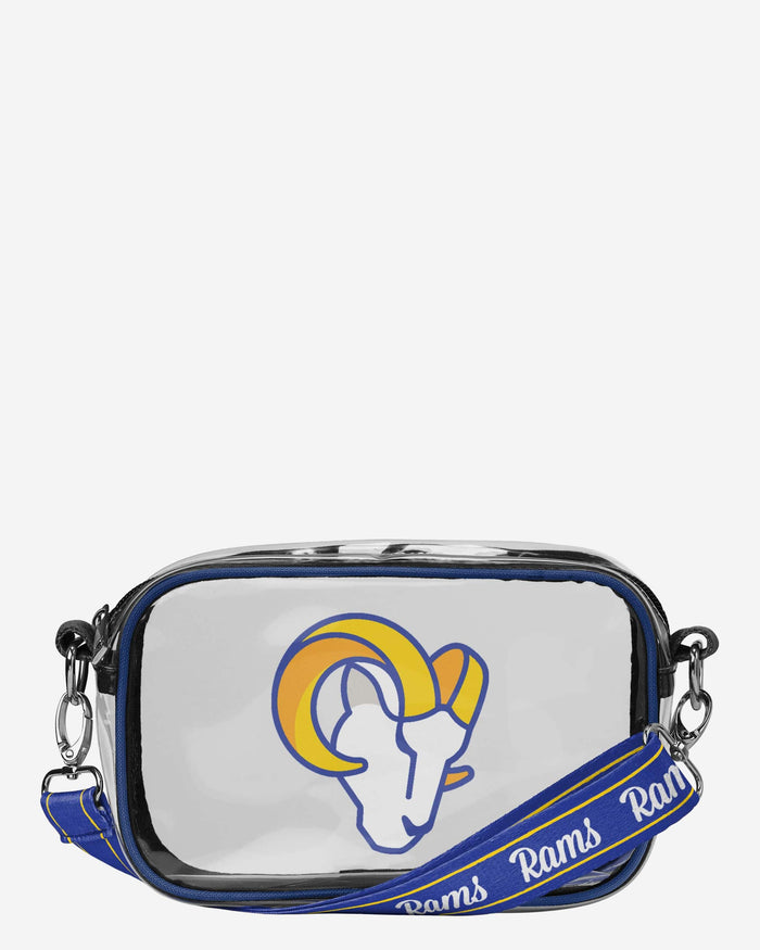 Los Angeles Rams Team Stripe Clear Crossbody Bag FOCO - FOCO.com