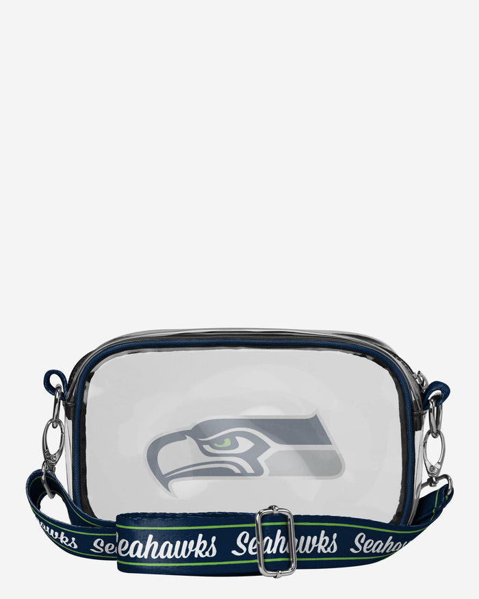 Seattle Seahawks Team Stripe Clear Crossbody Bag FOCO - FOCO.com