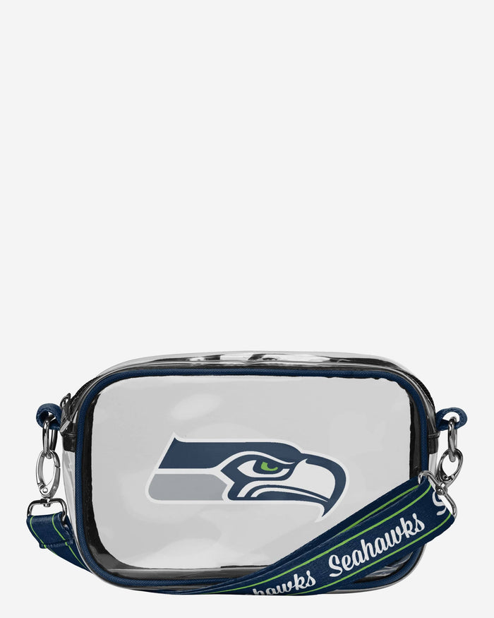 Seattle Seahawks Team Stripe Clear Crossbody Bag FOCO - FOCO.com