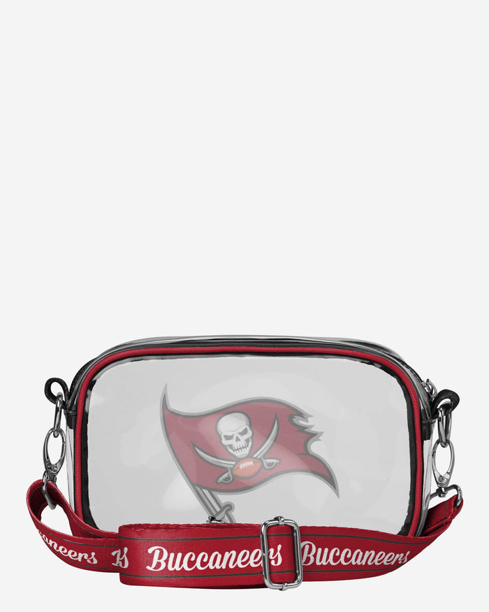 Tampa Bay Buccaneers Team Stripe Clear Crossbody Bag FOCO - FOCO.com