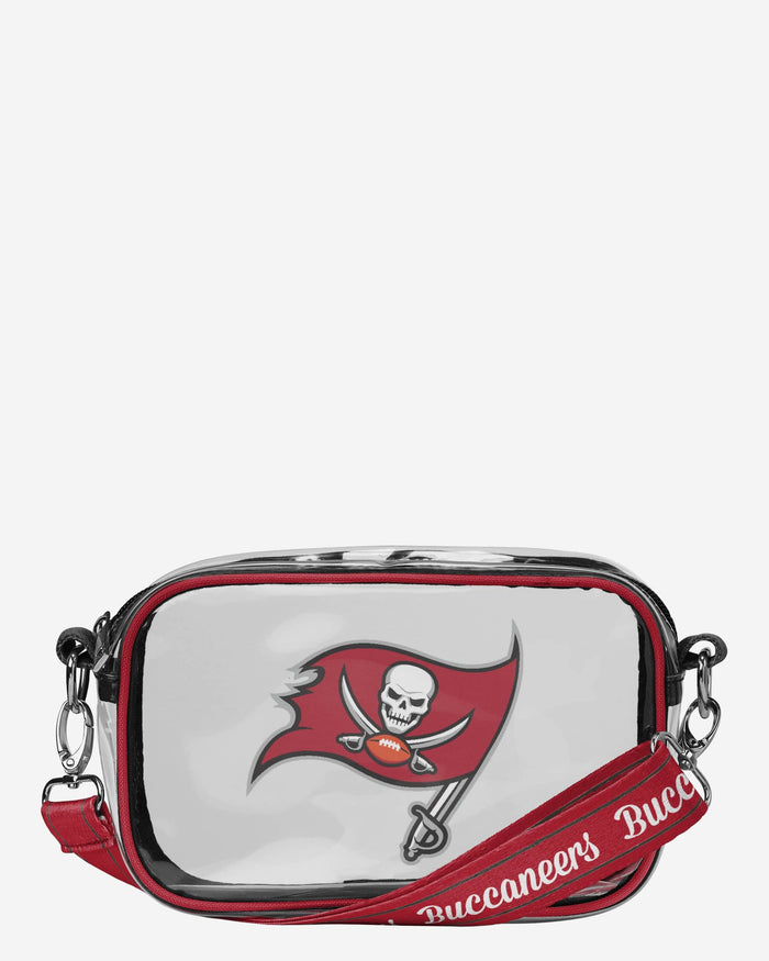 Tampa Bay Buccaneers Team Stripe Clear Crossbody Bag FOCO - FOCO.com