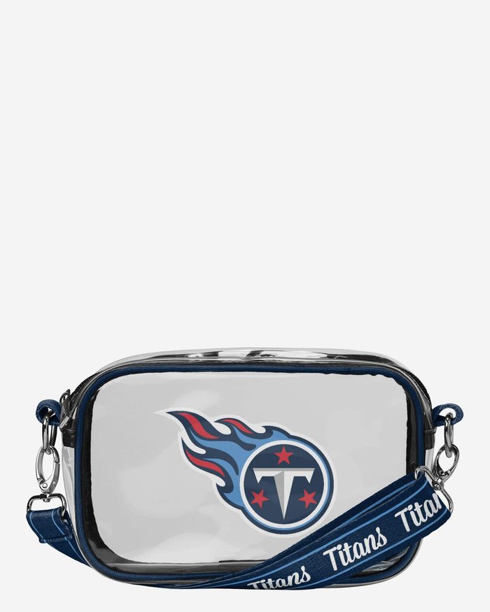 Tennessee Titans Team Stripe Clear Crossbody Bag FOCO - FOCO.com