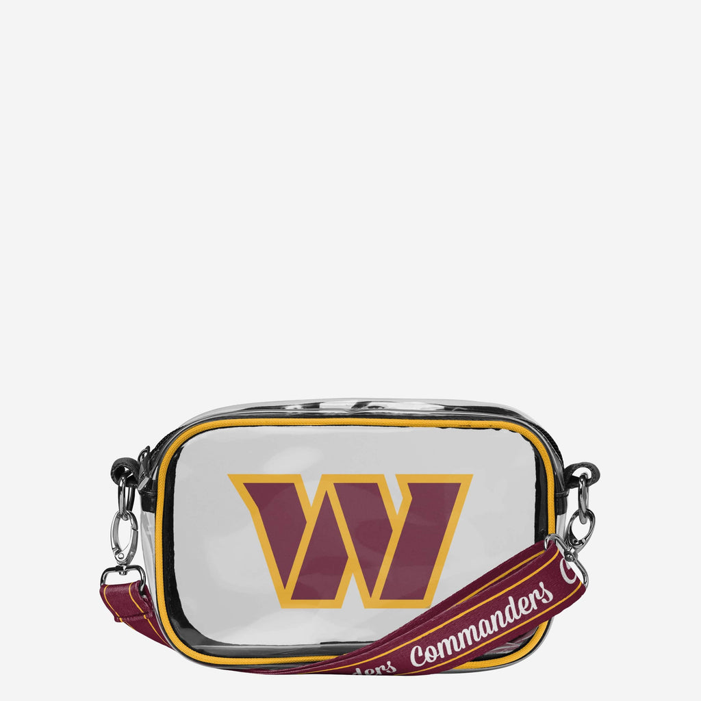 Washington Commanders Team Stripe Clear Crossbody Bag FOCO - FOCO.com