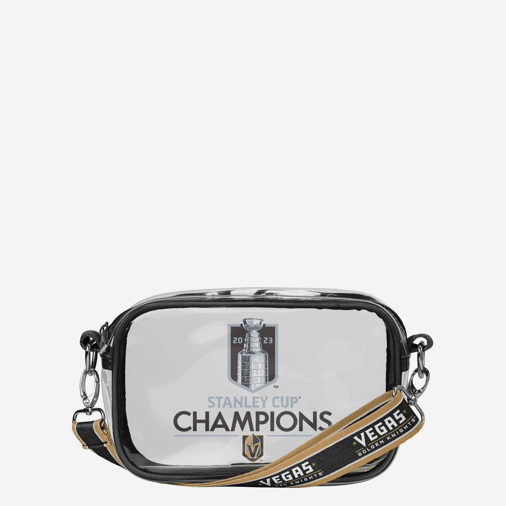 Vegas Golden Knights 2023 Stanley Cup Champions Clear Crossbody Bag FOCO - FOCO.com