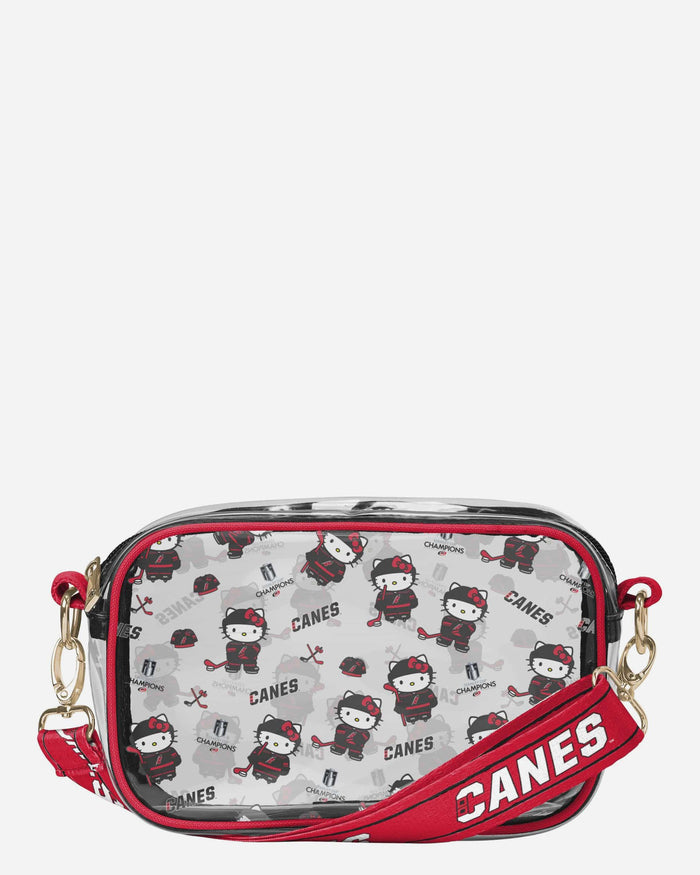Carolina Hurricanes 2026 Stanley Cup Champions Hello Kitty® Clear Crossbody Bag FOCO - FOCO.com