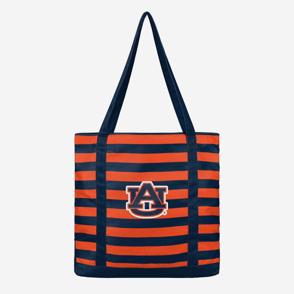 Auburn Tigers Team Stripe Canvas Tote Bag FOCO - FOCO.com