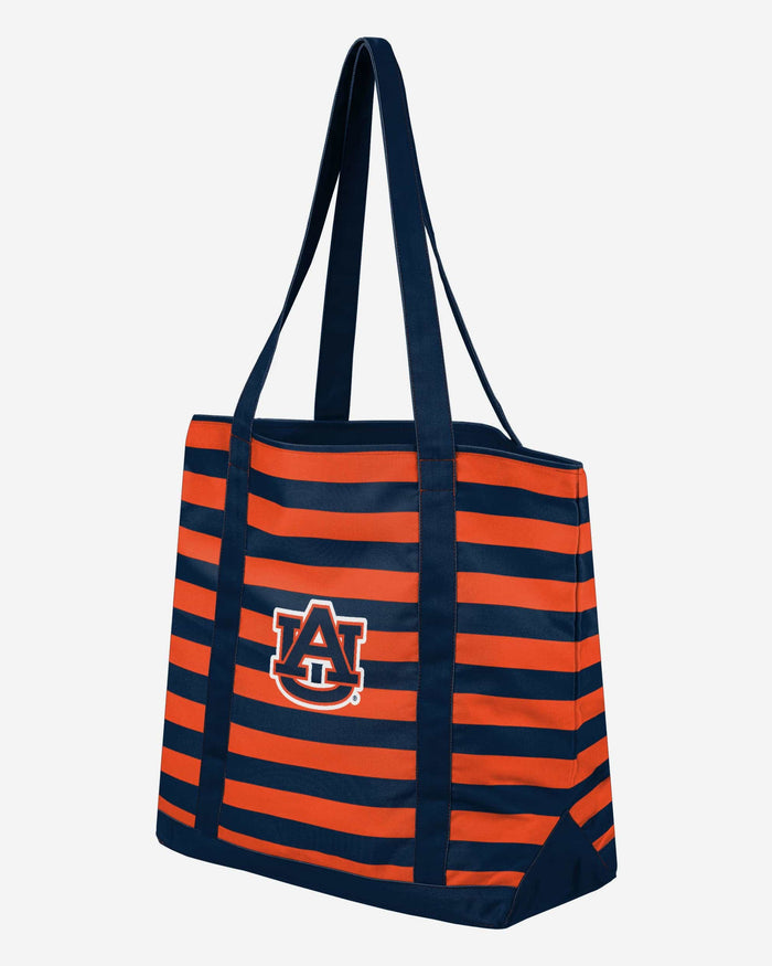 Auburn Tigers Team Stripe Canvas Tote Bag FOCO - FOCO.com