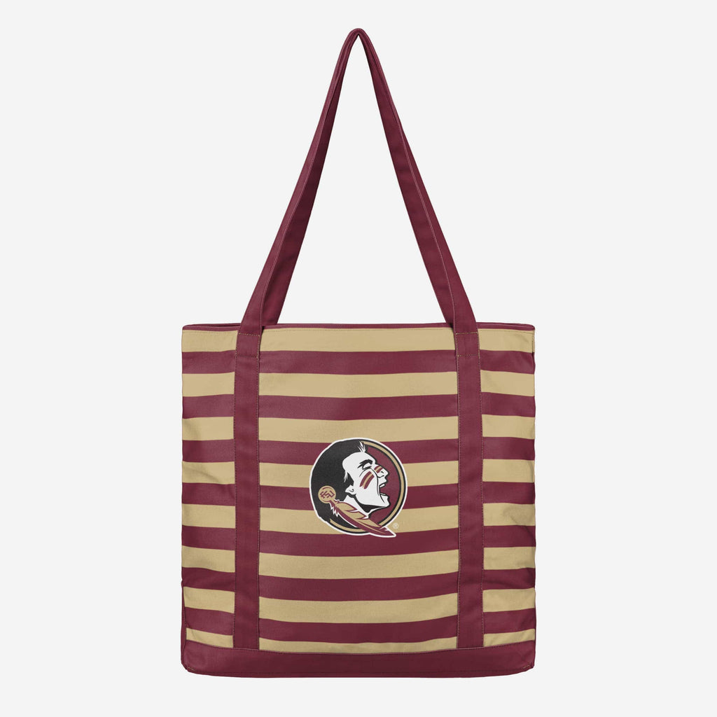 Florida State Seminoles Team Stripe Canvas Tote Bag FOCO - FOCO.com