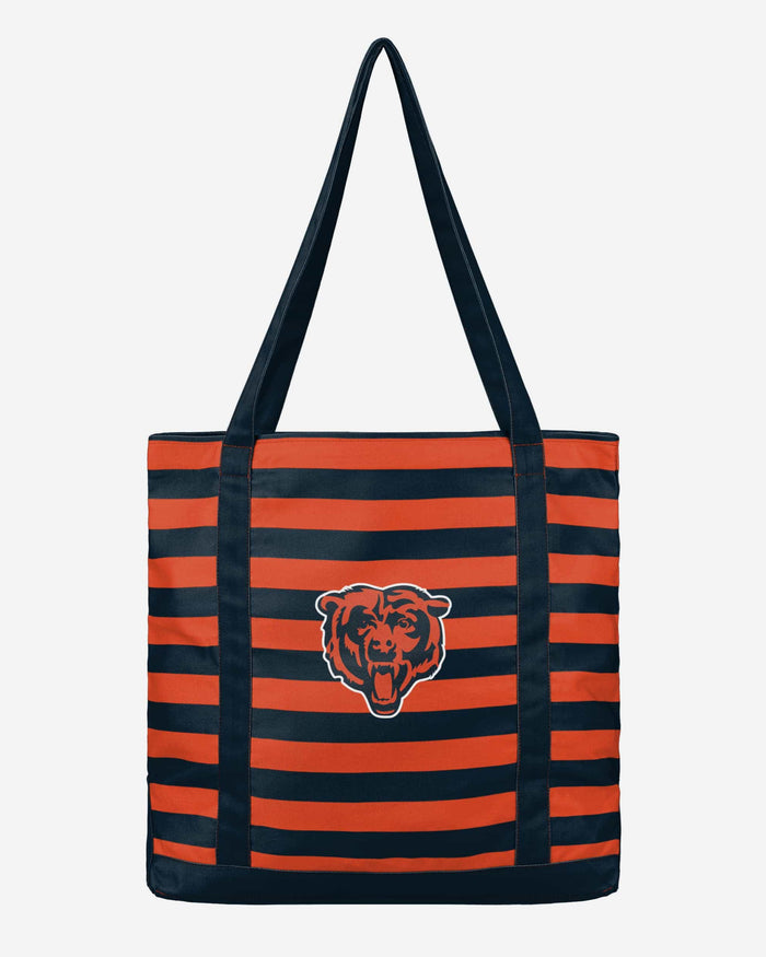 Chicago Bears Team Stripe Canvas Tote Bag FOCO - FOCO.com