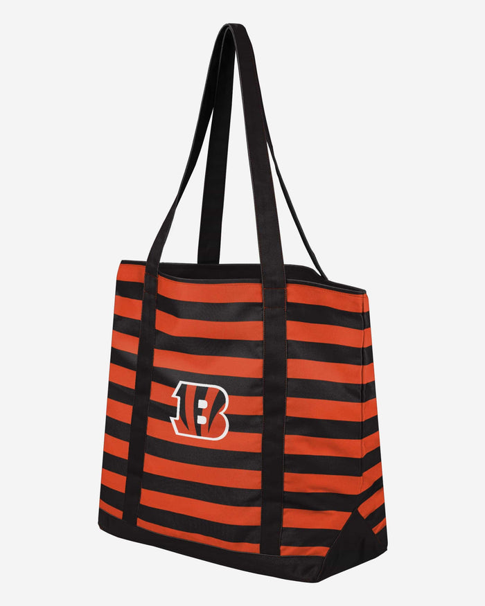 Cincinnati Bengals Team Stripe Canvas Tote Bag FOCO - FOCO.com