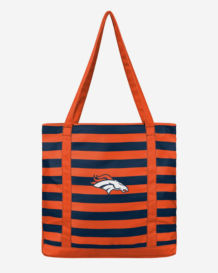 Denver Broncos Team Stripe Canvas Tote Bag FOCO - FOCO.com