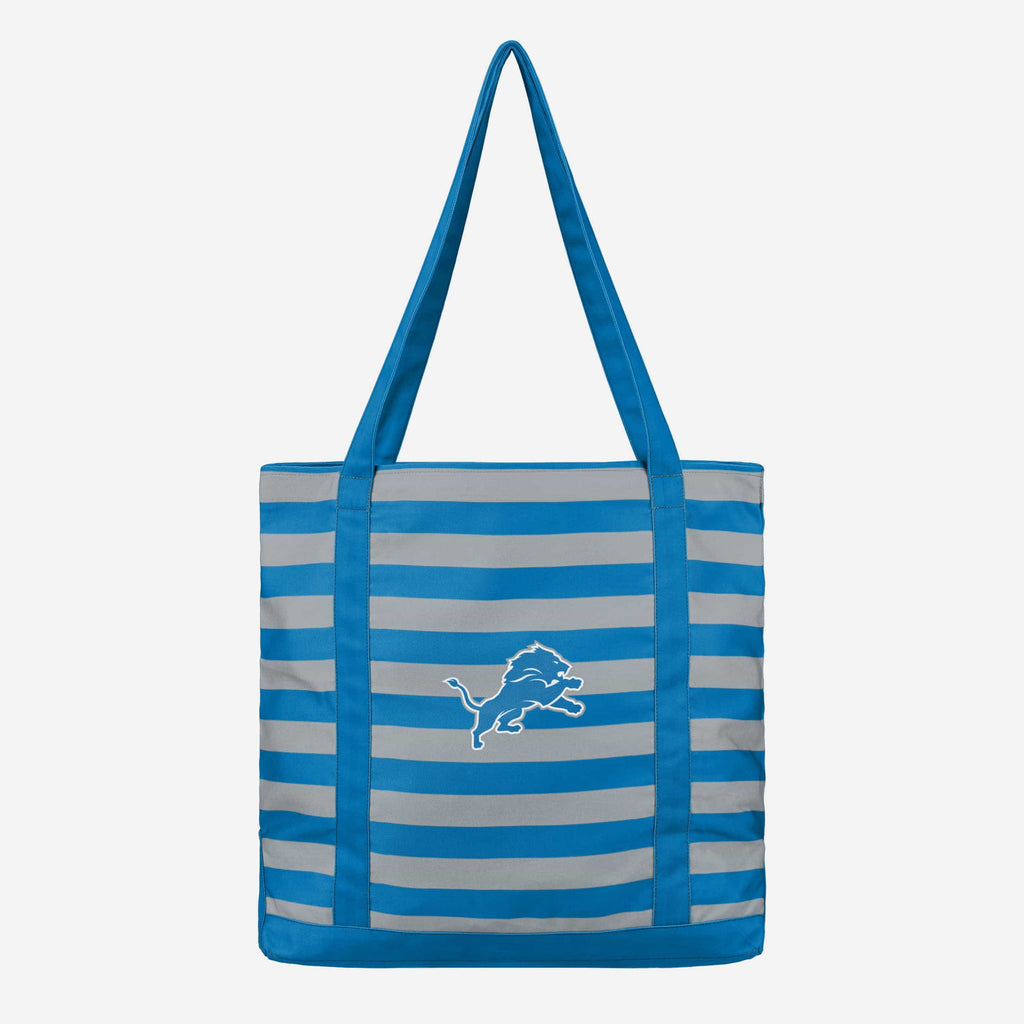 Detroit Lions Team Stripe Canvas Tote Bag FOCO - FOCO.com