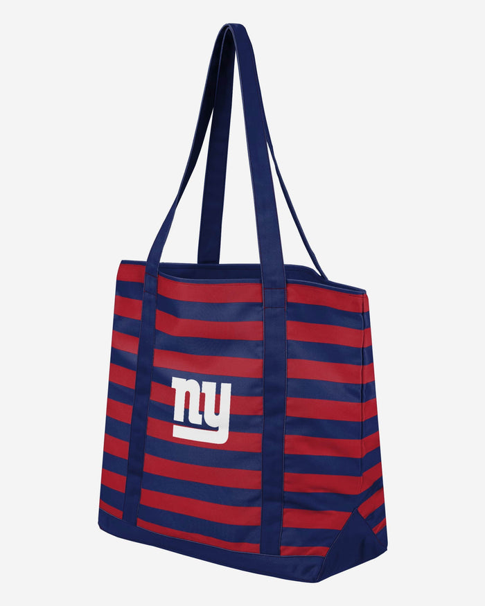 New York Giants Team Stripe Canvas Tote Bag FOCO - FOCO.com