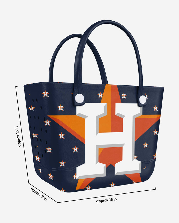 Houston Astros Big Logo Mini Print Tailgate Tote Bag FOCO - FOCO.com