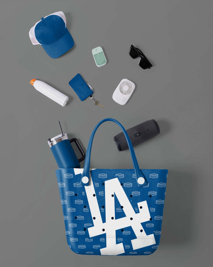 Los Angeles Dodgers Big Logo Mini Print Tailgate Tote Bag FOCO - FOCO.com