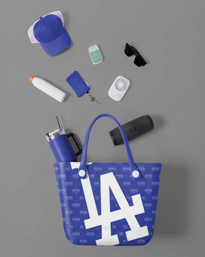 Los Angeles Dodgers Big Logo Mini Print Tailgate Tote Bag FOCO - FOCO.com