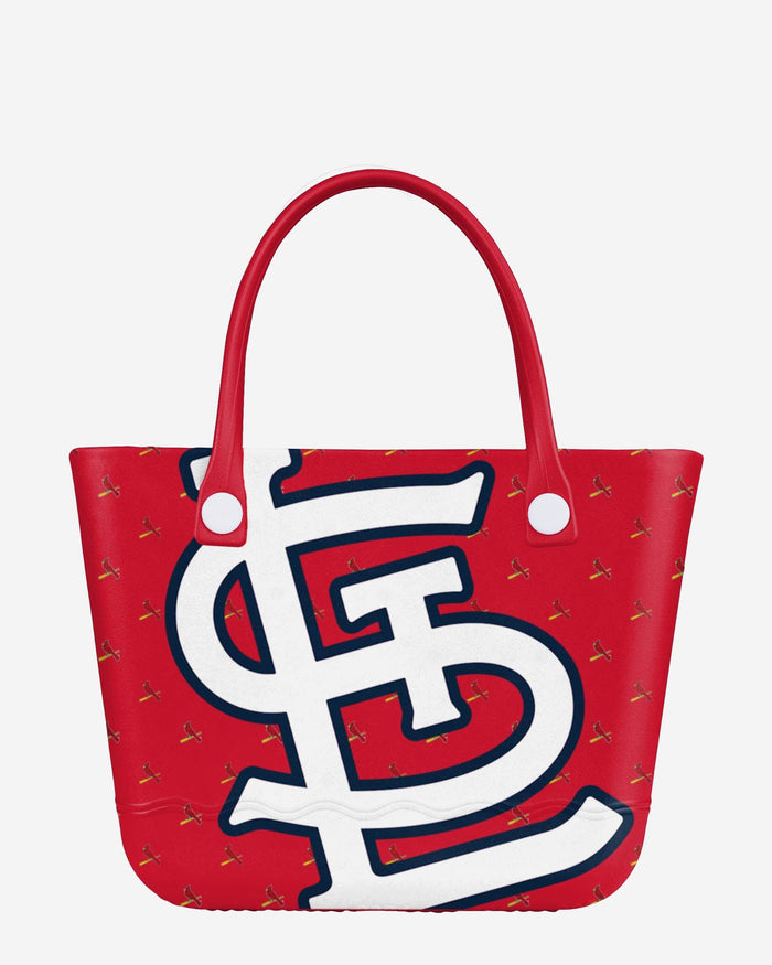 St Louis Cardinals Big Logo Mini Print Tailgate Tote Bag FOCO - FOCO.com