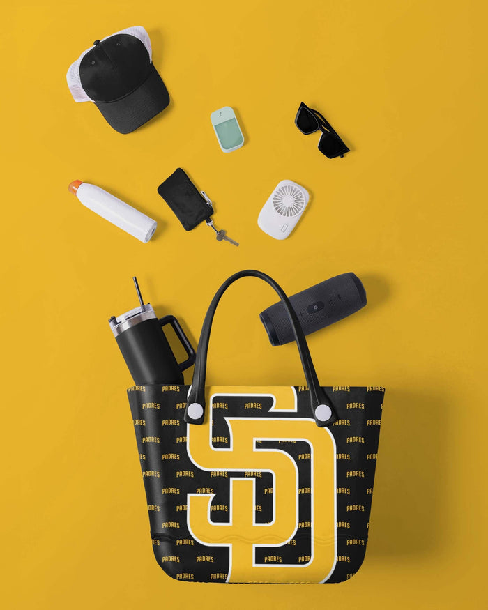 San Diego Padres Big Logo Mini Print Tailgate Tote Bag FOCO - FOCO.com