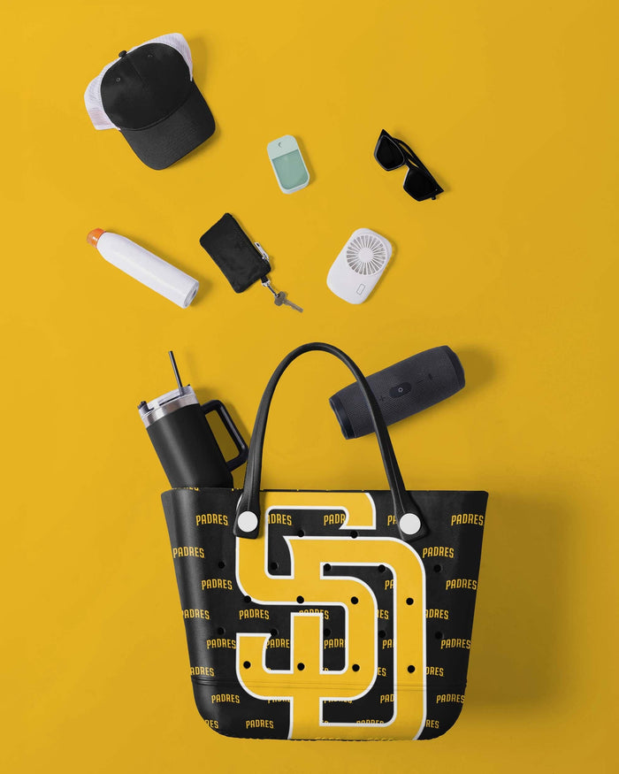 San Diego Padres Big Logo Mini Print Tailgate Tote Bag FOCO - FOCO.com