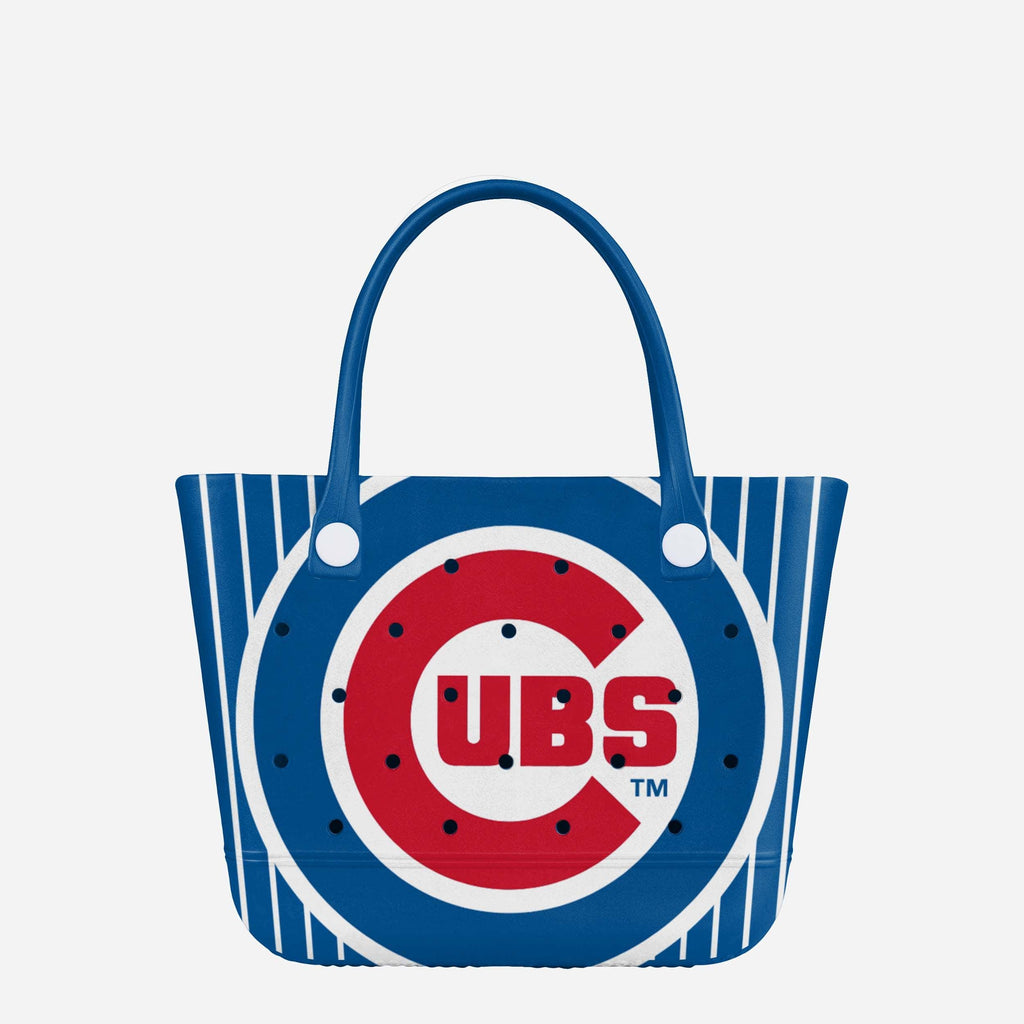 Chicago Cubs Pinstripe Tailgate Tote Bag FOCO - FOCO.com