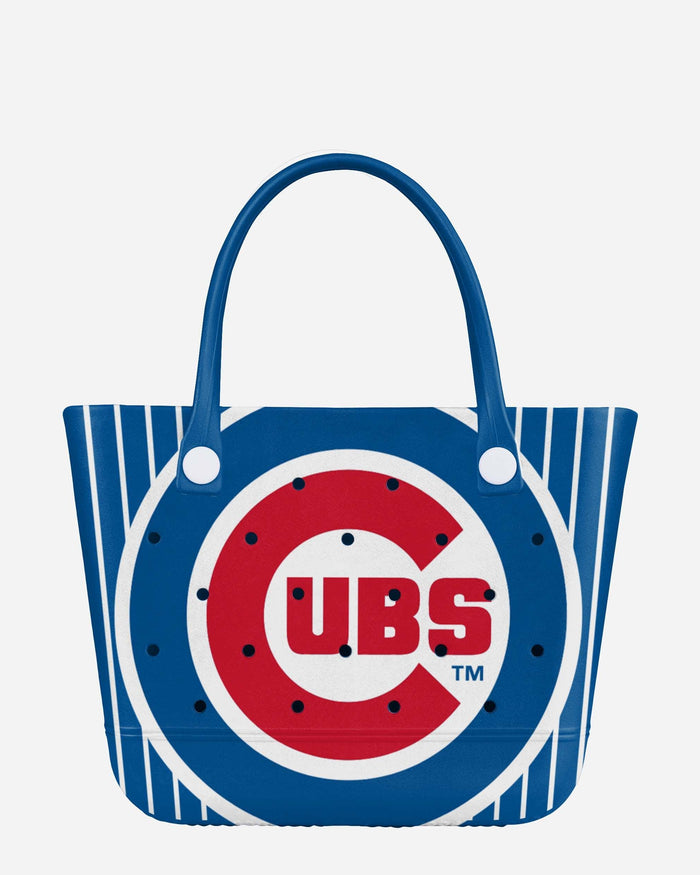 Chicago Cubs Pinstripe Tailgate Tote Bag FOCO - FOCO.com