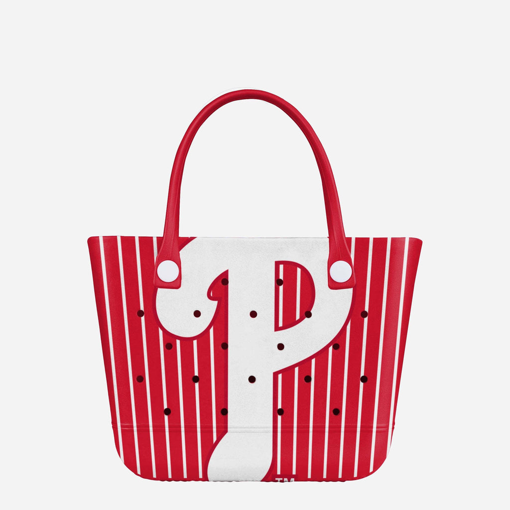 Philadelphia Phillies Pinstripe Tailgate Tote Bag FOCO - FOCO.com