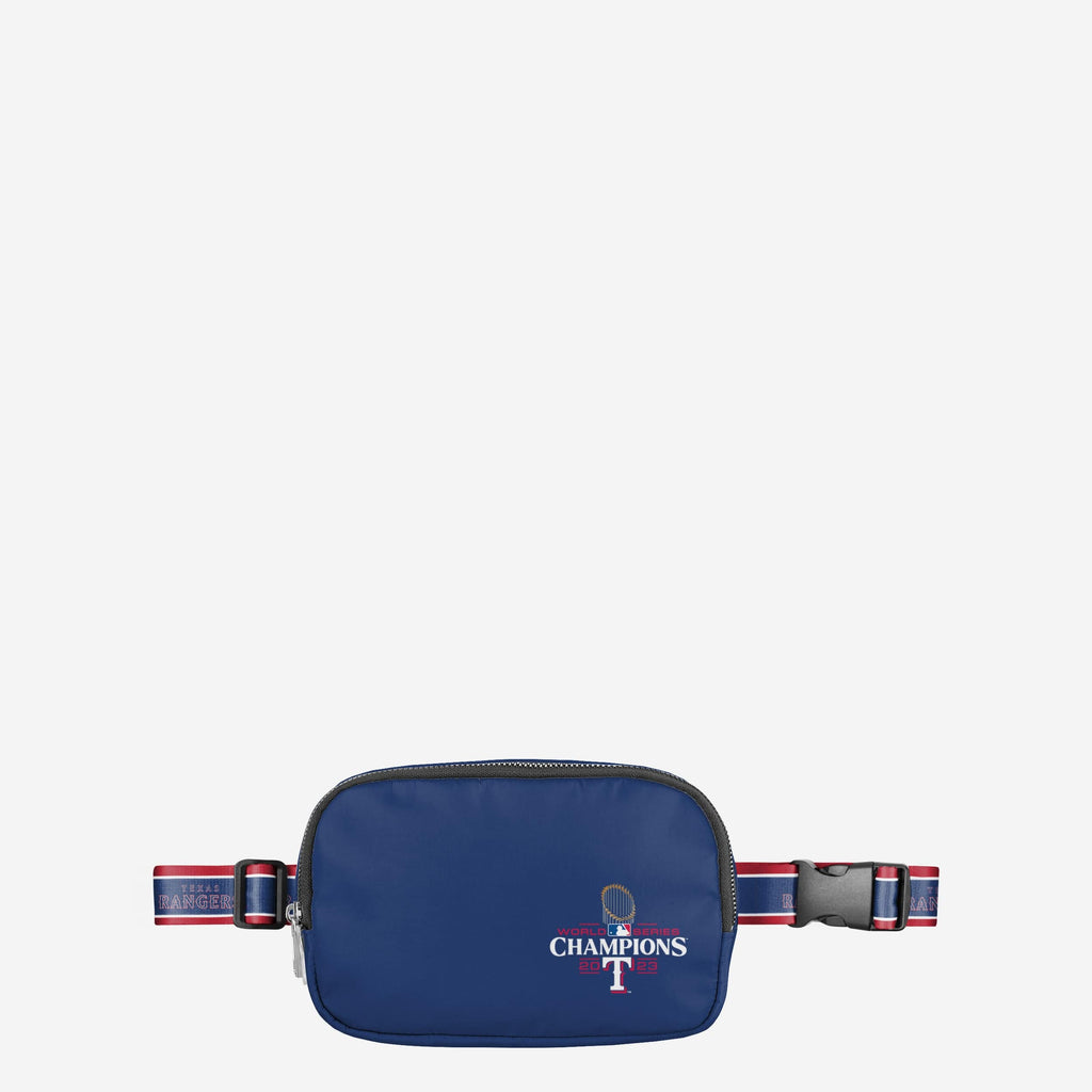 Texas Rangers 2023 World Series Champions Team Wordmark Crossbody Belt Bag FOCO - FOCO.com