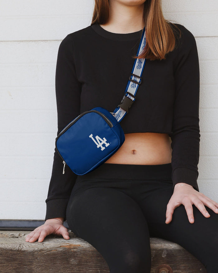 Los Angeles Dodgers Team Wordmark Crossbody Belt Bag FOCO - FOCO.com