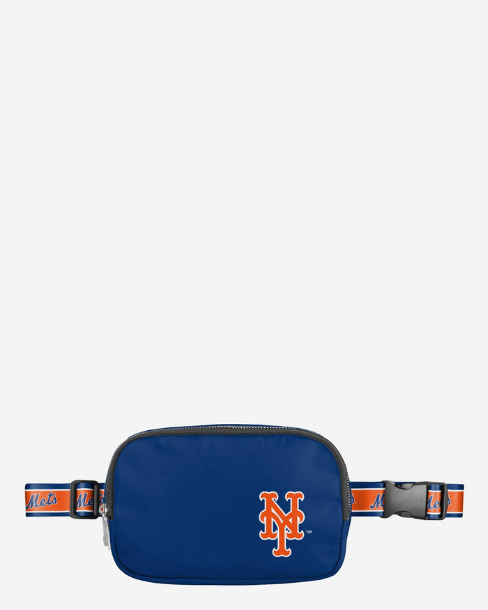 New York Mets Team Wordmark Crossbody Belt Bag FOCO - FOCO.com