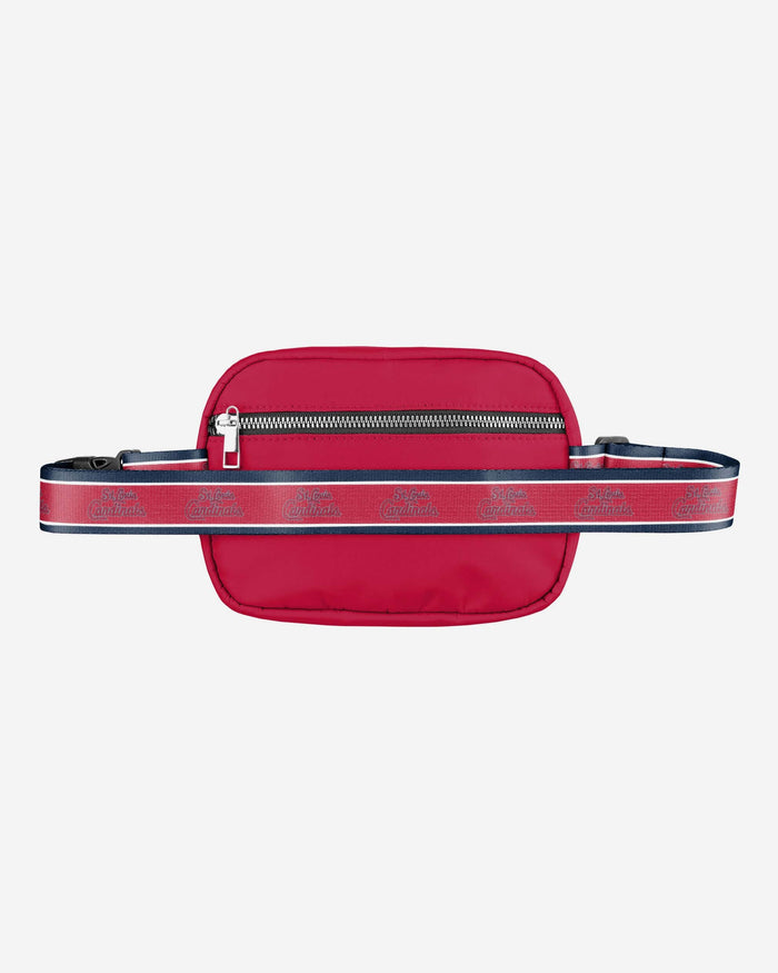 St Louis Cardinals Team Wordmark Crossbody Belt Bag FOCO - FOCO.com