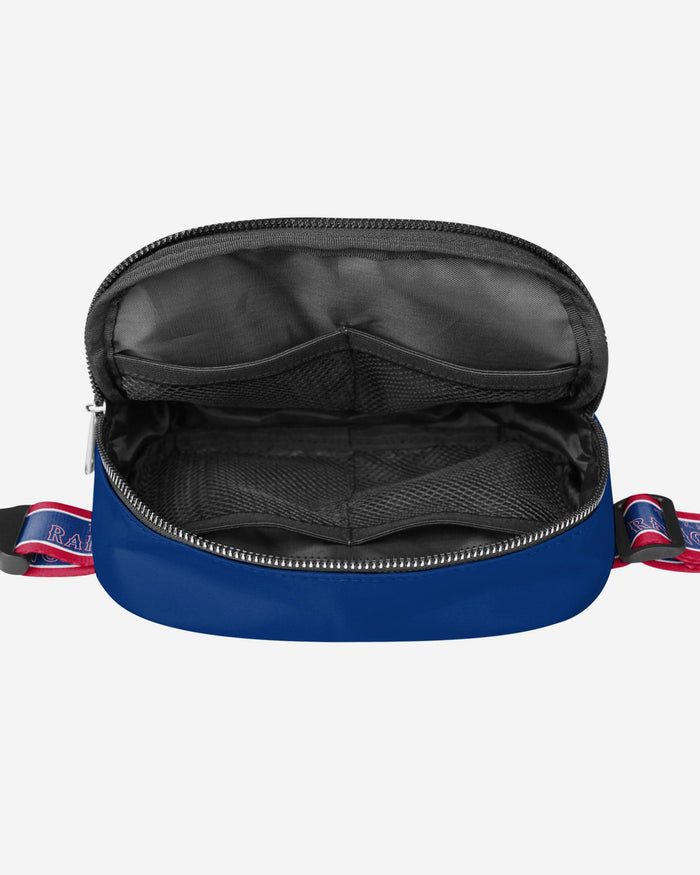 Texas Rangers Team Wordmark Crossbody Belt Bag FOCO - FOCO.com