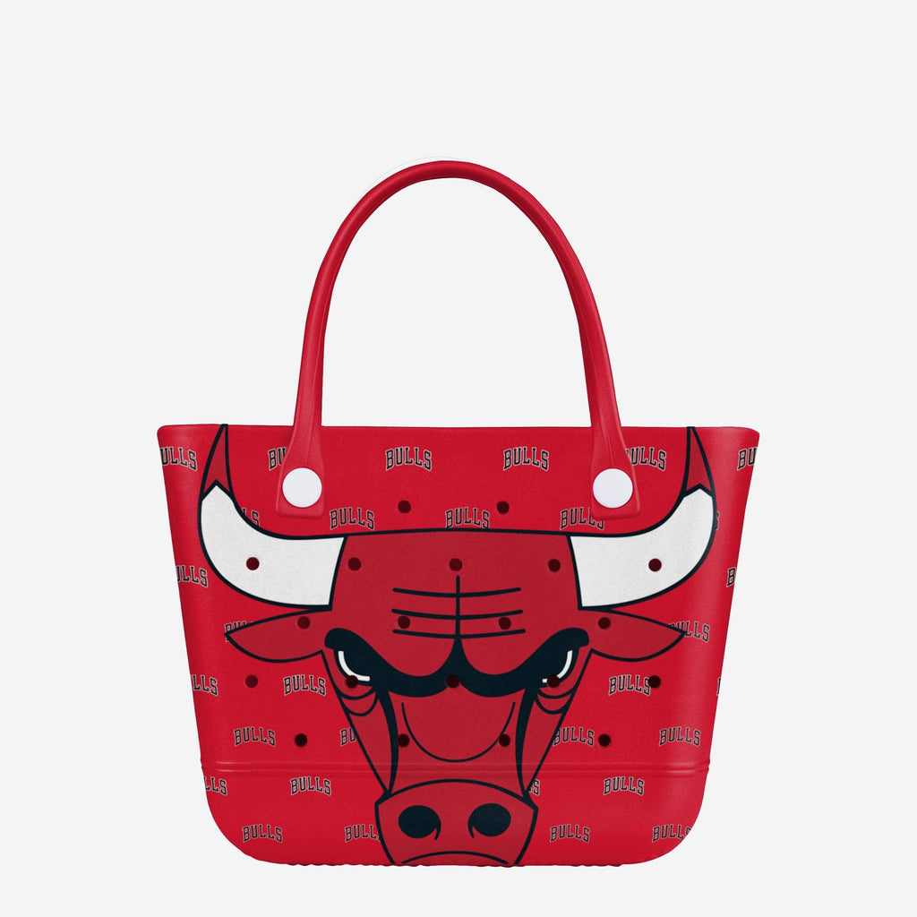 Chicago Bulls Big Logo Mini Print Tailgate Tote Bag FOCO - FOCO.com