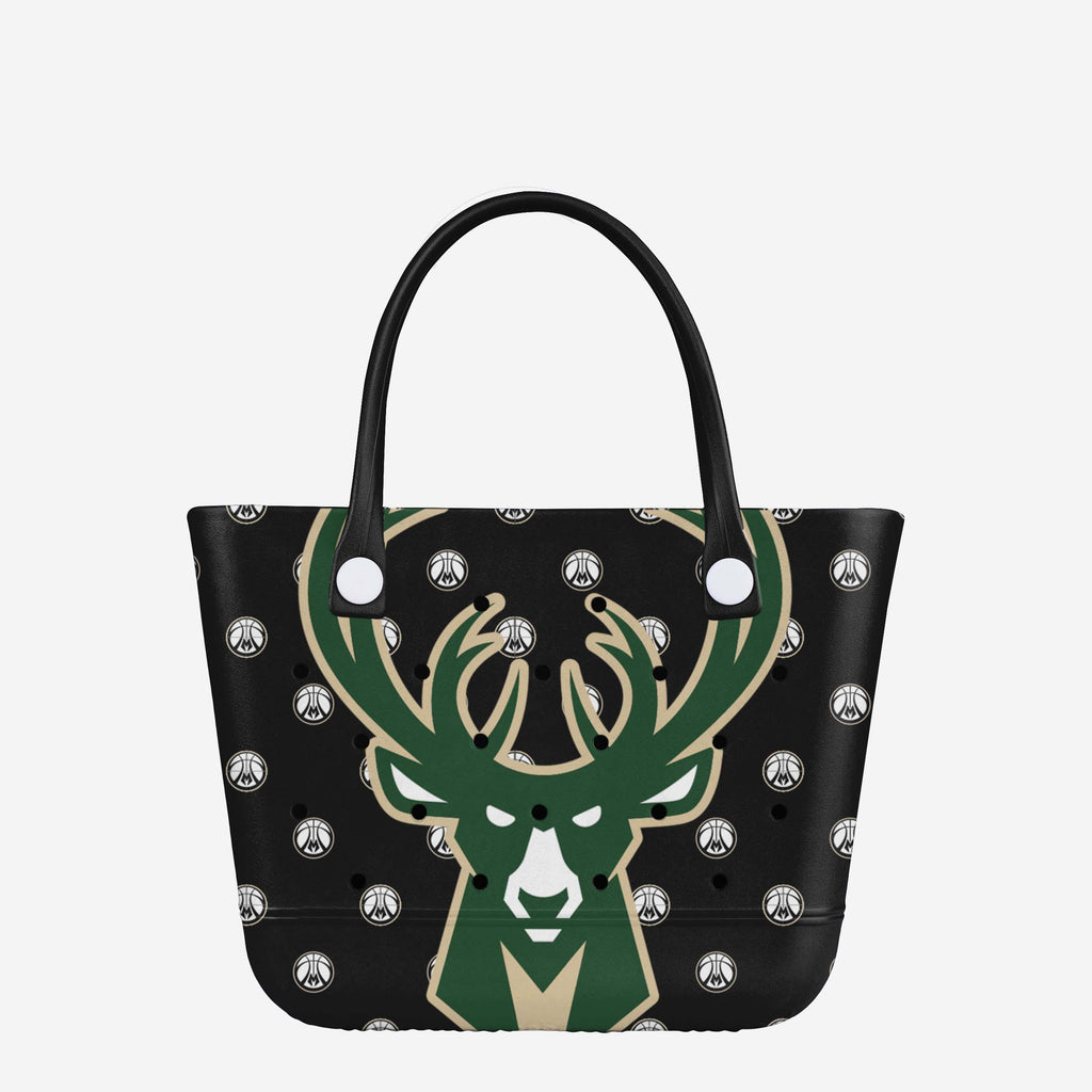 Milwaukee Bucks Big Logo Mini Print Tailgate Tote Bag FOCO - FOCO.com