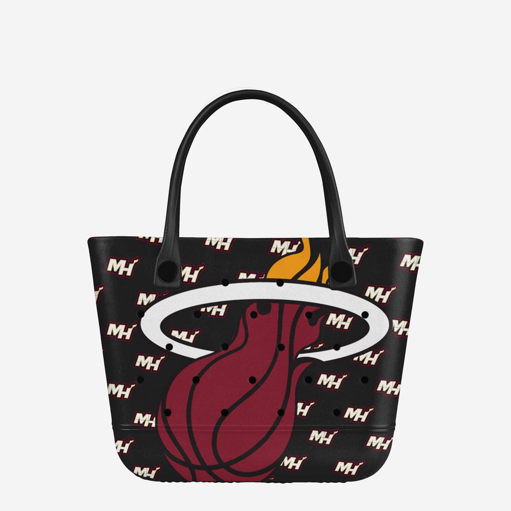 Miami Heat Big Logo Mini Print Tailgate Tote Bag FOCO - FOCO.com