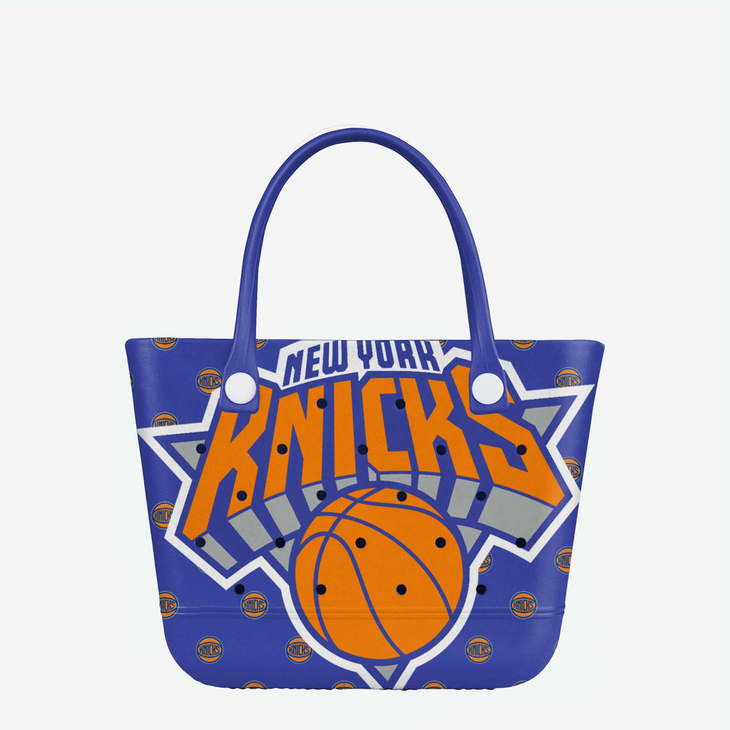 New York Knicks Big Logo Mini Print Tailgate Tote Bag FOCO - FOCO.com