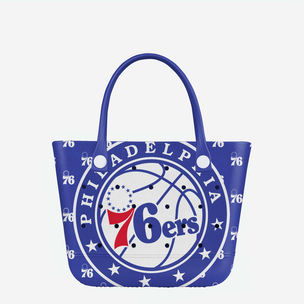 Philadelphia 76ers Big Logo Mini Print Tailgate Tote Bag FOCO - FOCO.com