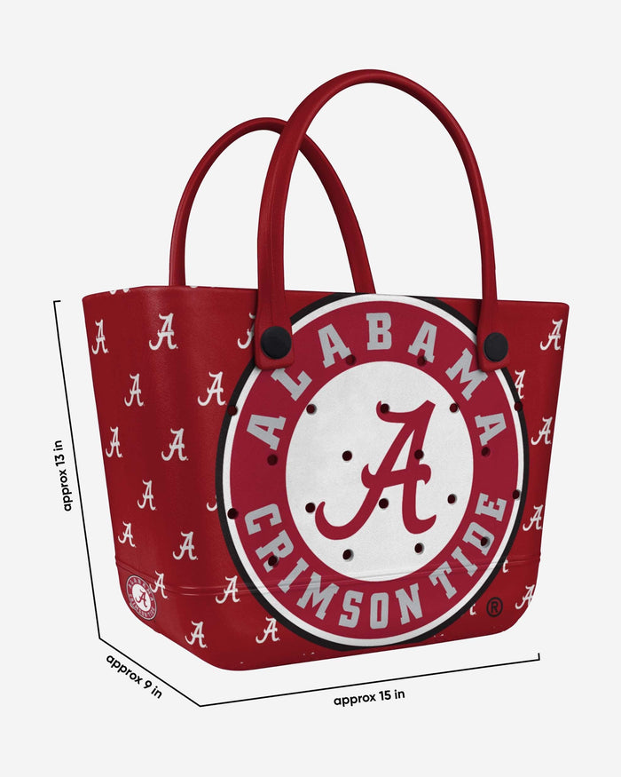 Alabama Crimson Tide Big Logo Mini Print Tailgate Tote Bag FOCO - FOCO.com