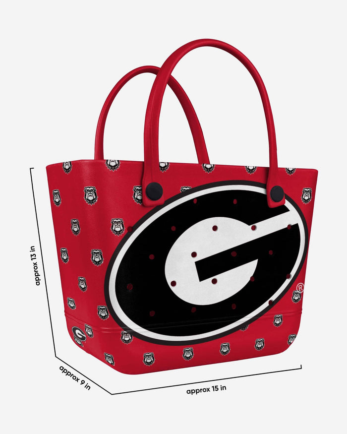 Georgia Bulldogs Big Logo Mini Print Tailgate Tote Bag FOCO - FOCO.com