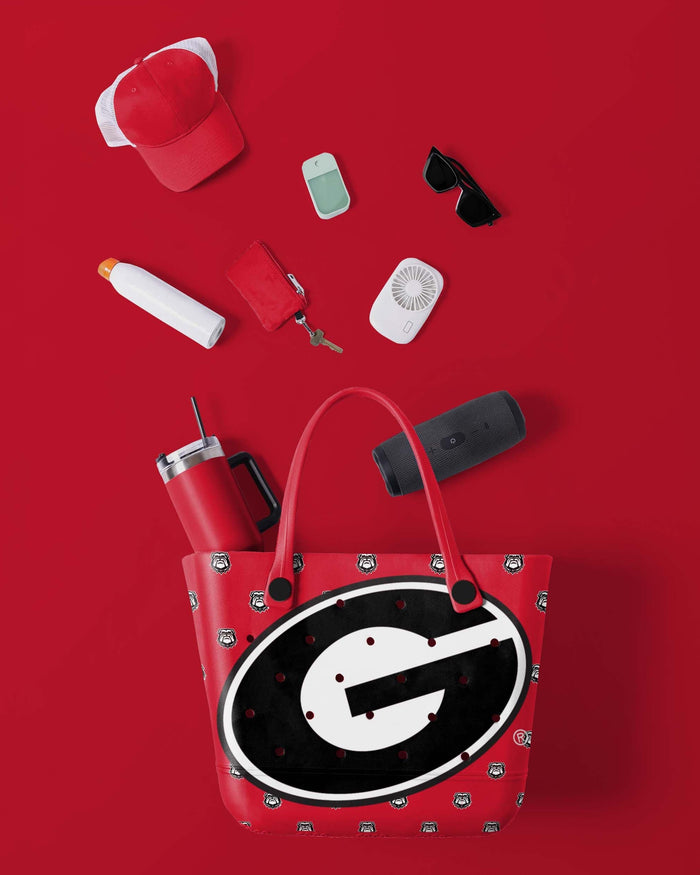 Georgia Bulldogs Big Logo Mini Print Tailgate Tote Bag FOCO - FOCO.com