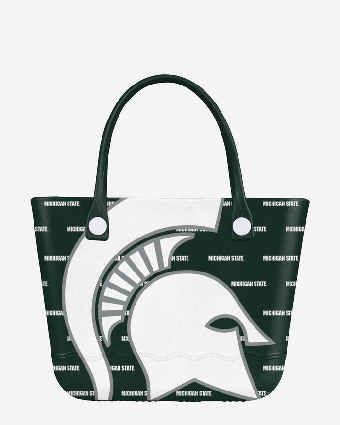 Michigan State Spartans Big Logo Mini Print Tailgate Tote Bag FOCO - FOCO.com