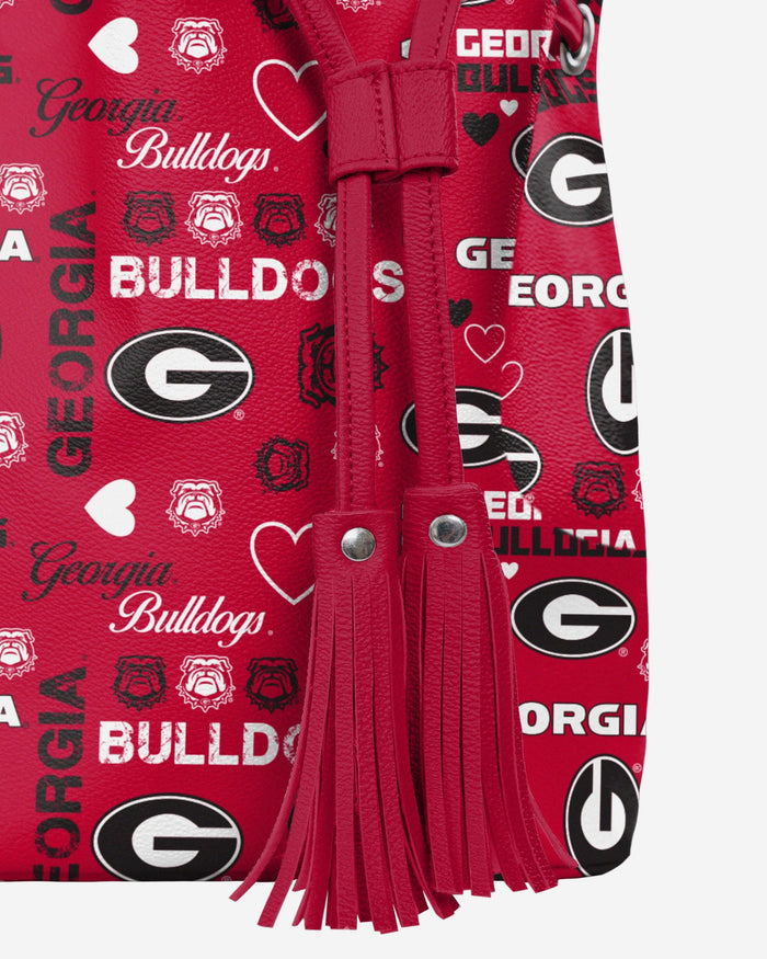 Georgia Bulldogs Logo Love Cinch Purse FOCO - FOCO.com