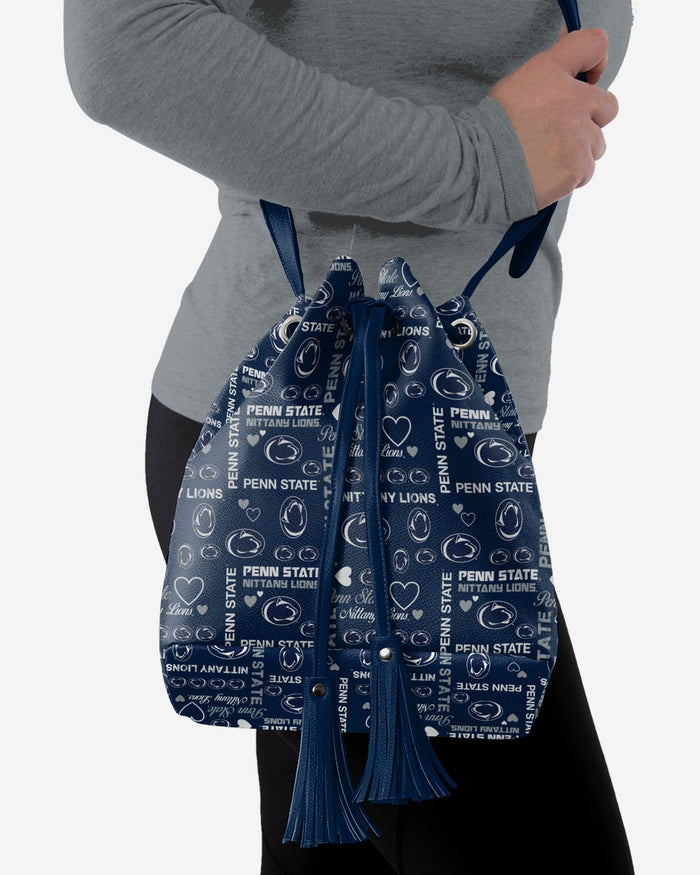 Penn State Nittany Lions Logo Love Cinch Purse FOCO - FOCO.com