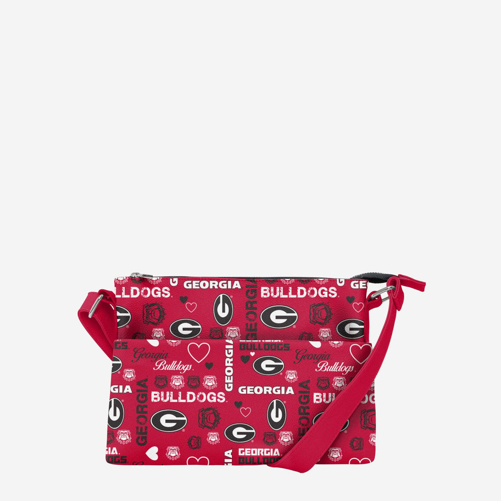 Georgia Bulldogs Logo Love Crossbody Purse FOCO - FOCO.com