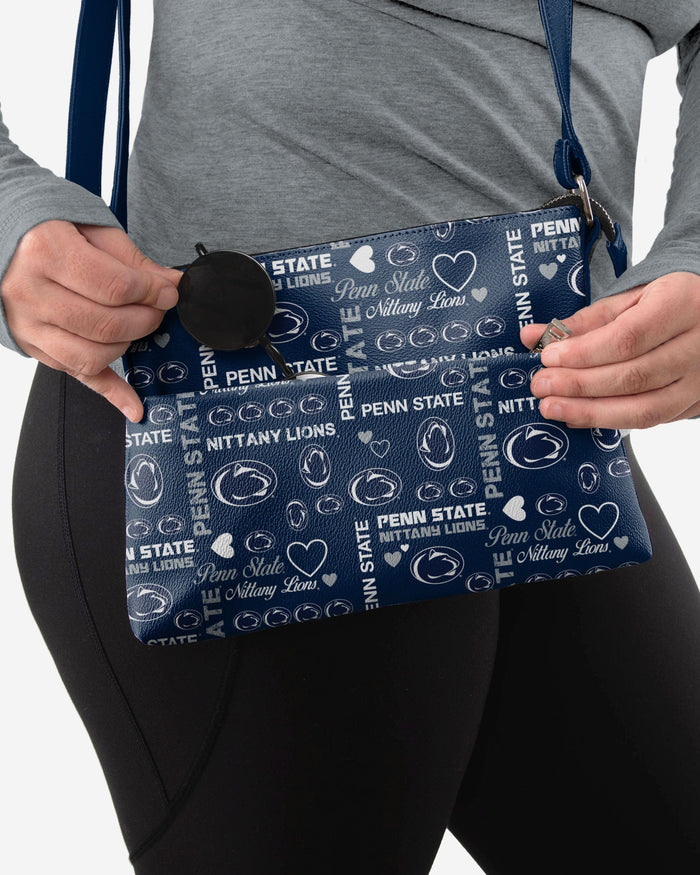 Penn State Nittany Lions Logo Love Crossbody Purse FOCO - FOCO.com