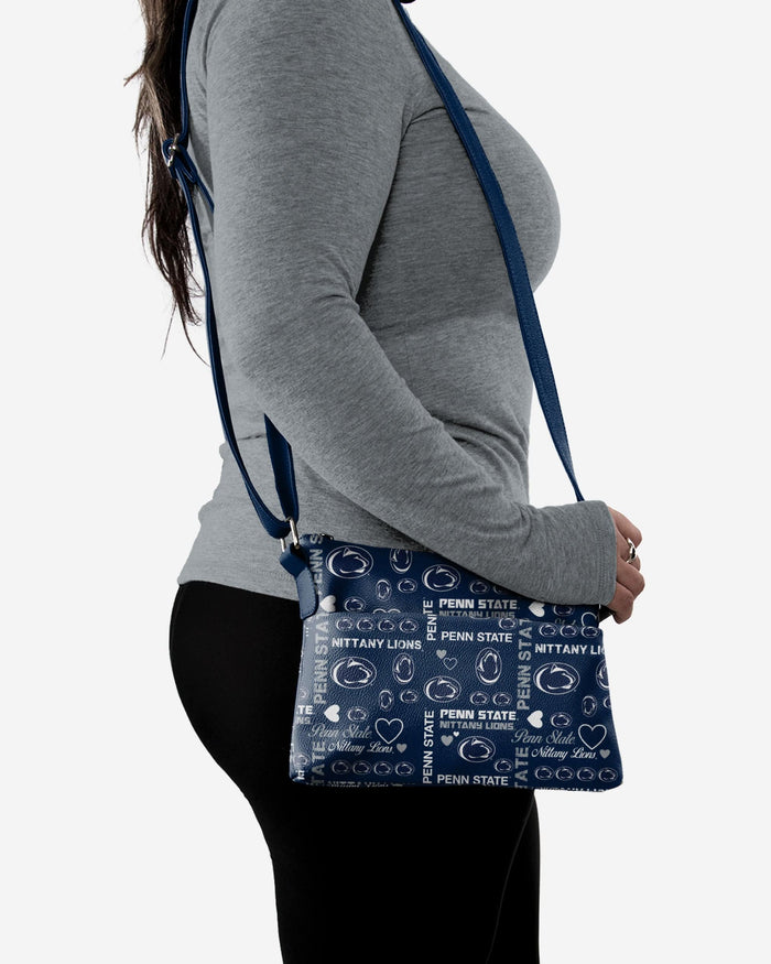 Penn State Nittany Lions Logo Love Crossbody Purse FOCO - FOCO.com