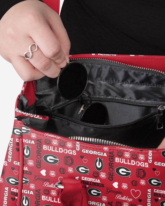 Georgia Bulldogs Logo Love Purse FOCO - FOCO.com