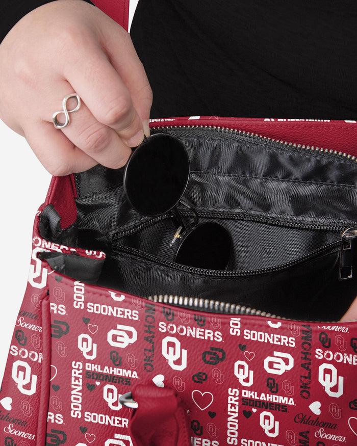 Oklahoma Sooners Logo Love Purse FOCO - FOCO.com