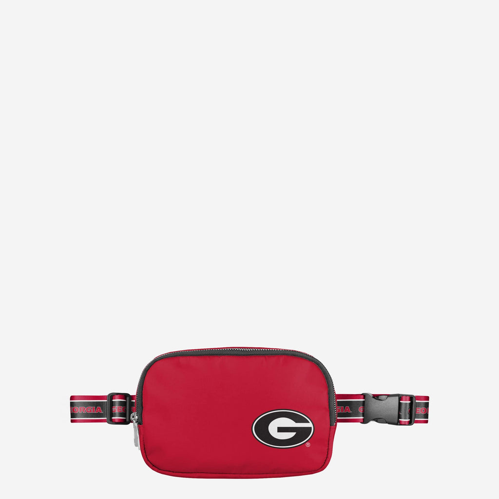 Georgia Bulldogs Team Wordmark Crossbody Belt Bag FOCO - FOCO.com