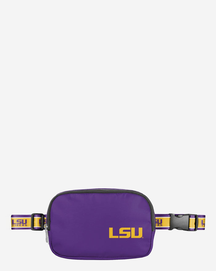 LSU Tigers Team Wordmark Crossbody Belt Bag FOCO - FOCO.com